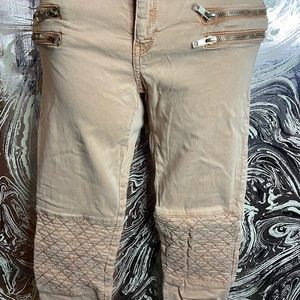 Super cute peachy fade jeans